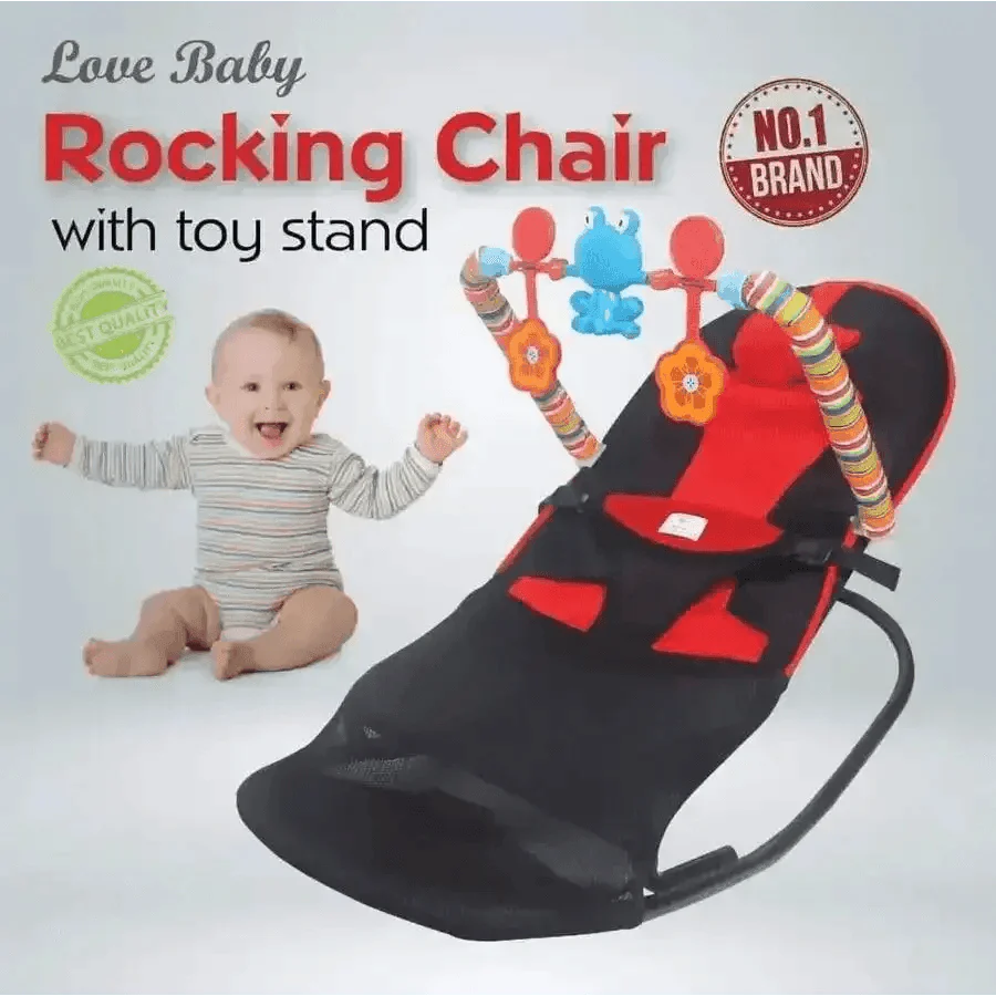 Baby Rocking chair with toy stand