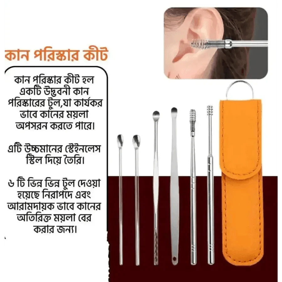 6 Pcs Ear Cleaner