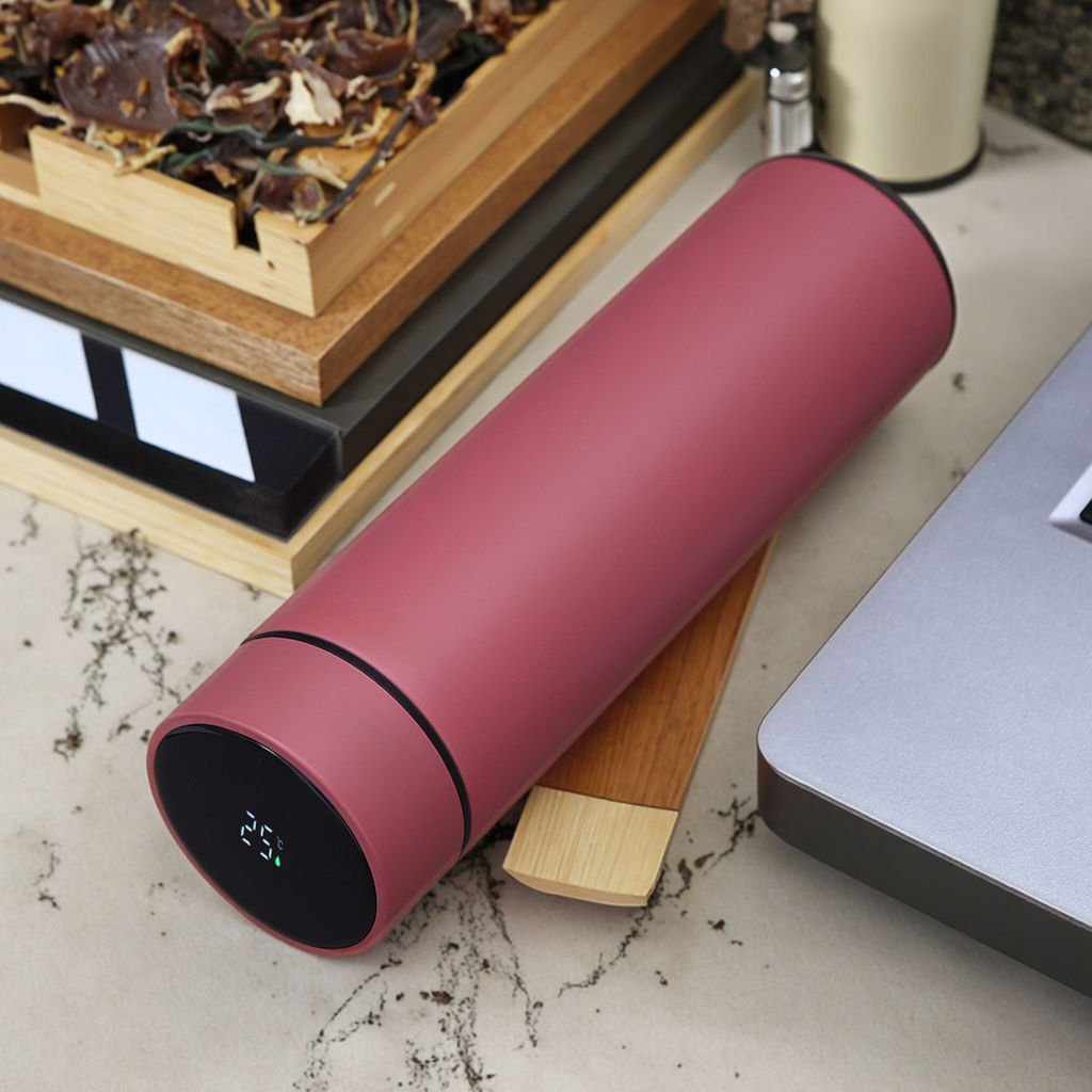 Electronic 500ml Stainless Steel Vacuum Flask LED Touch Screen Temperature Control Drinkware Lids Home Office Use Boiling Water