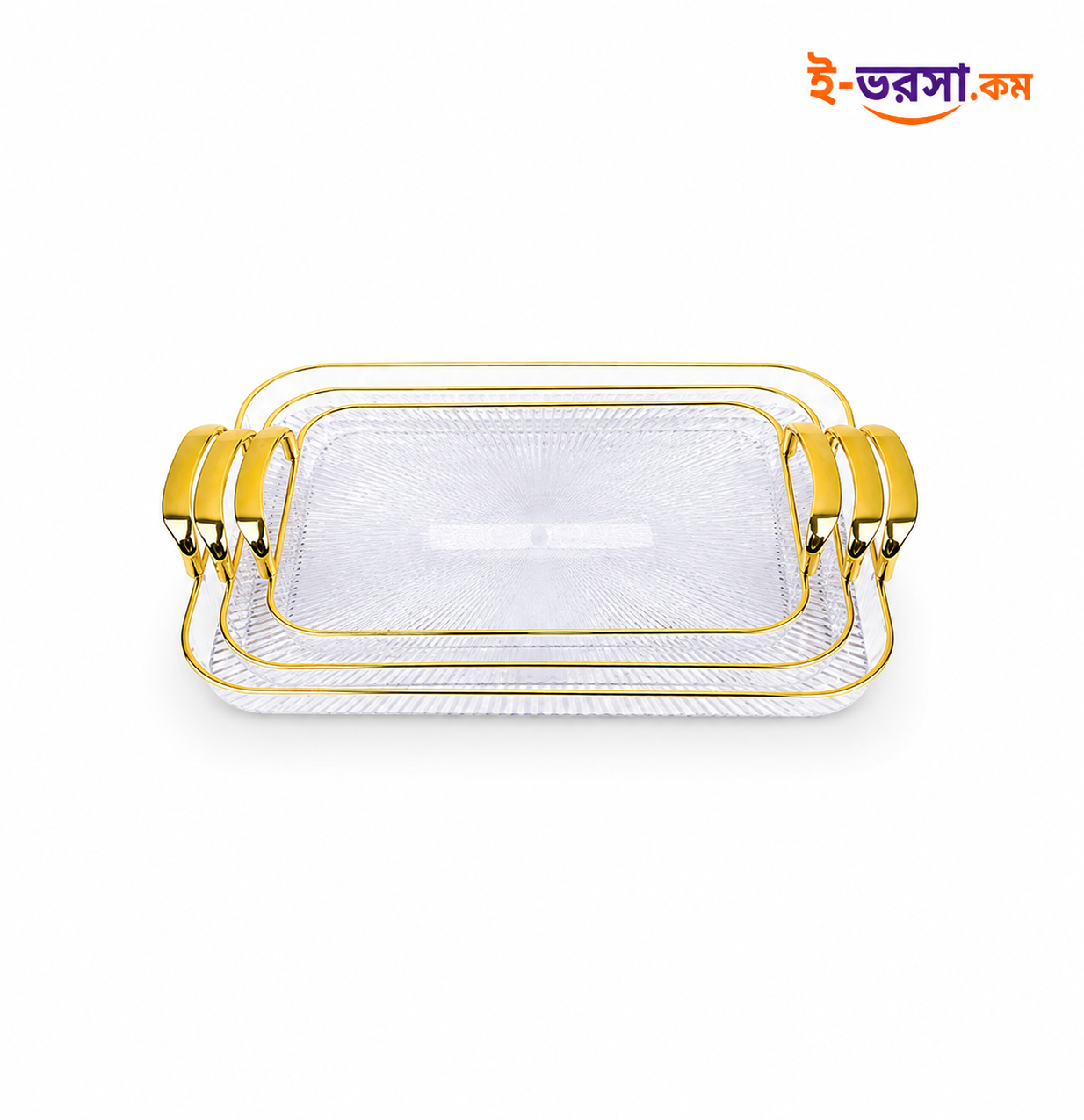 3- piece set of Exquisite Fruit Plate Serving Tray